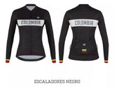 Jersey GW Camisa M/C Mujer Colombia Escaladores Negro